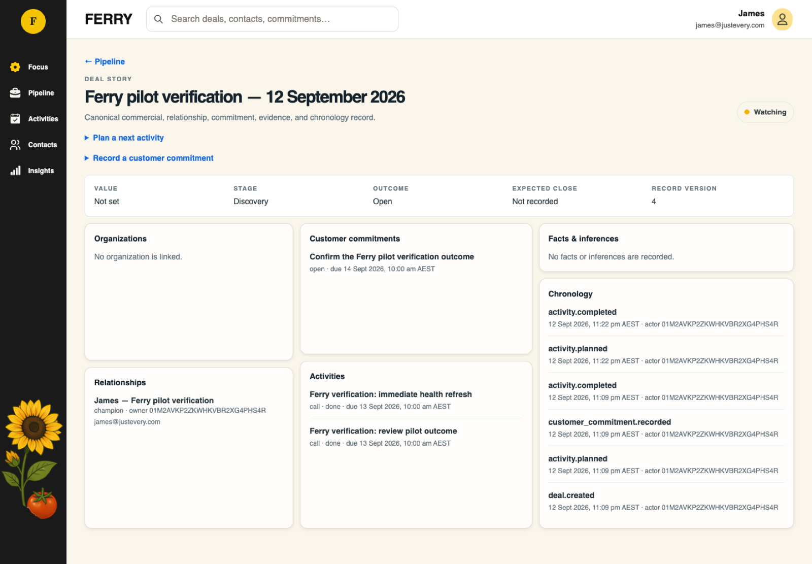 Ferry — product screenshot