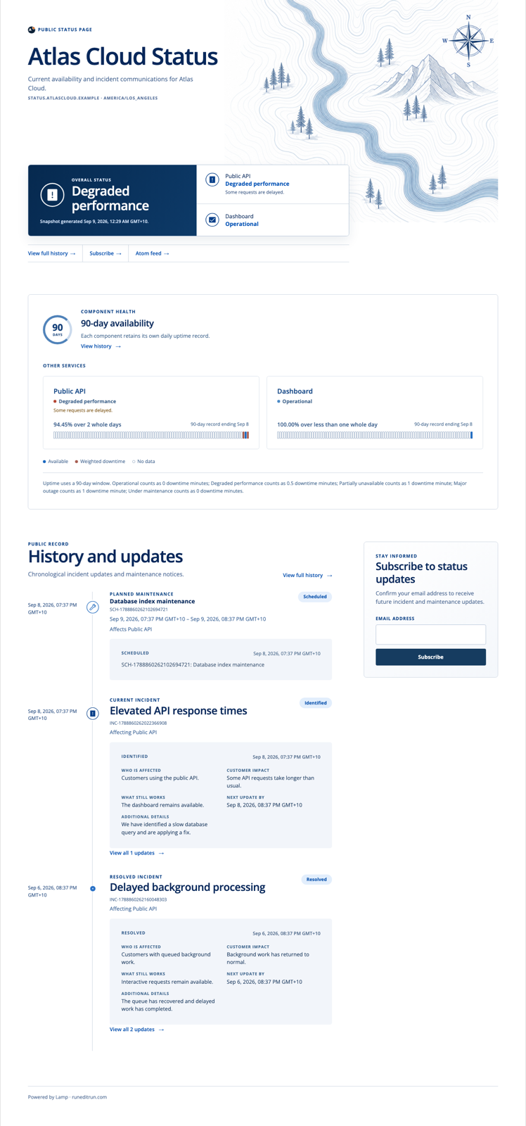 Lamp — product screenshot