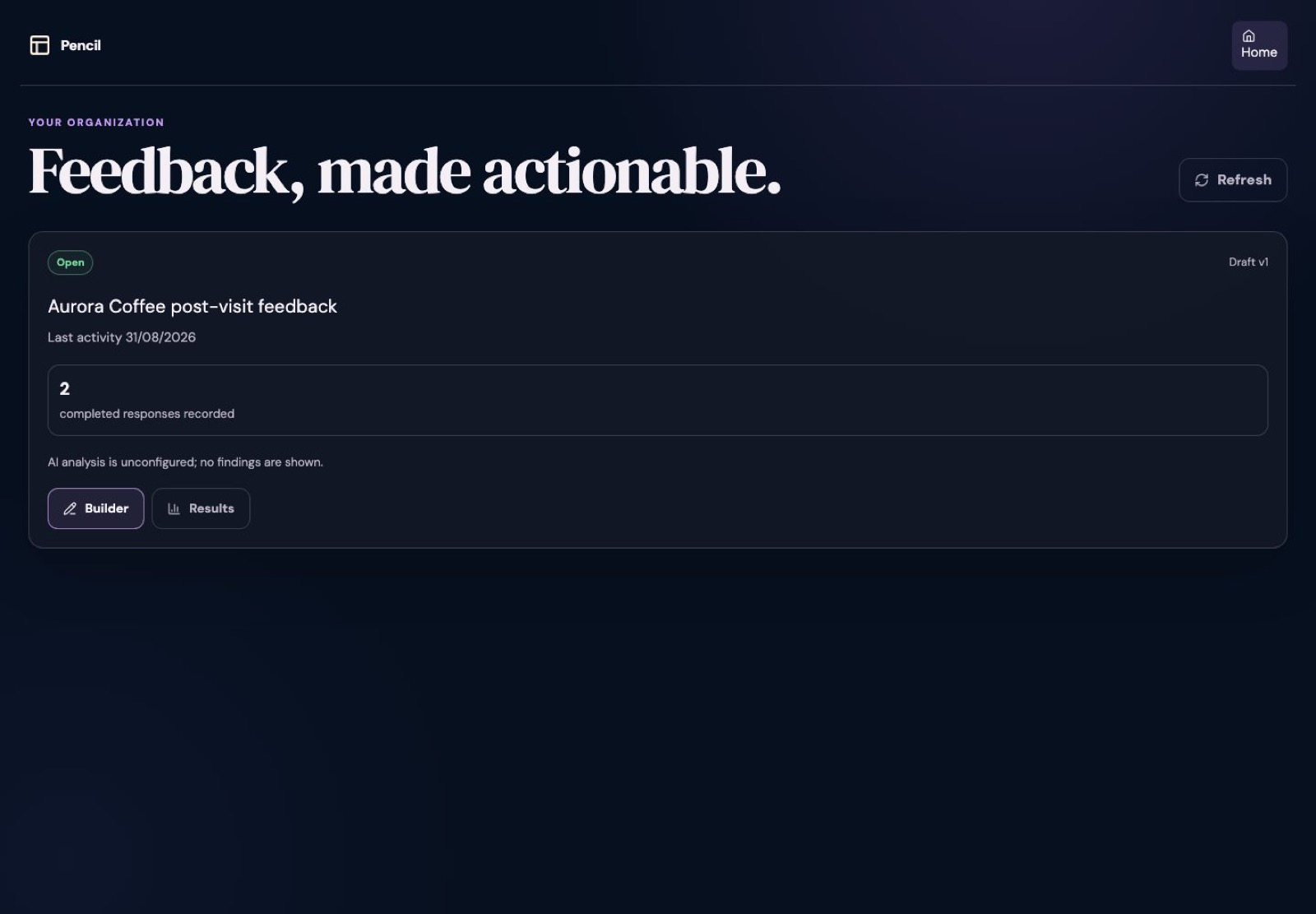Pencil screenshot 2: dashboard desktop
