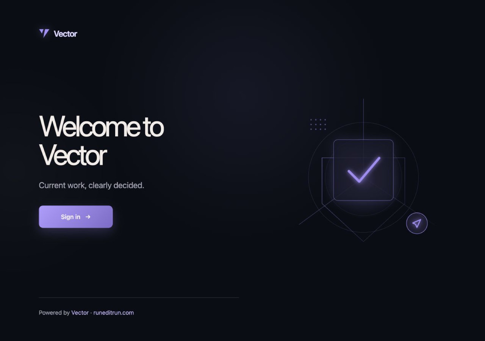 Vector — product screenshot